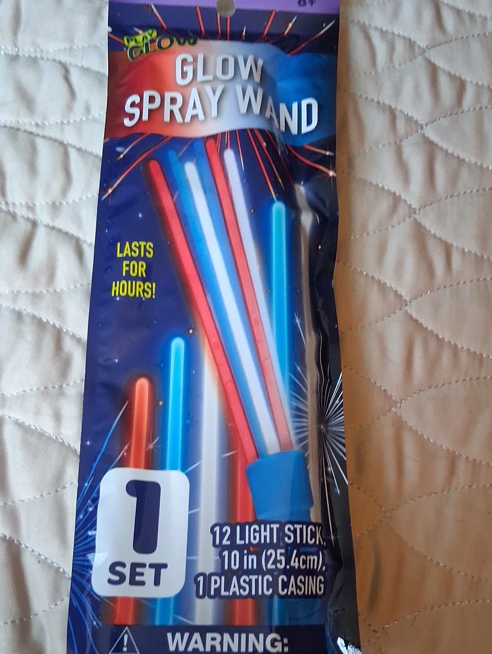 12-Pack Light Sticks in Red, White & Blue - Home Party Supplies